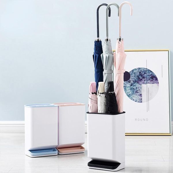 

hooks & rails umbrella storage rack home detachable anti dumping six hole long and short handle bucket drain