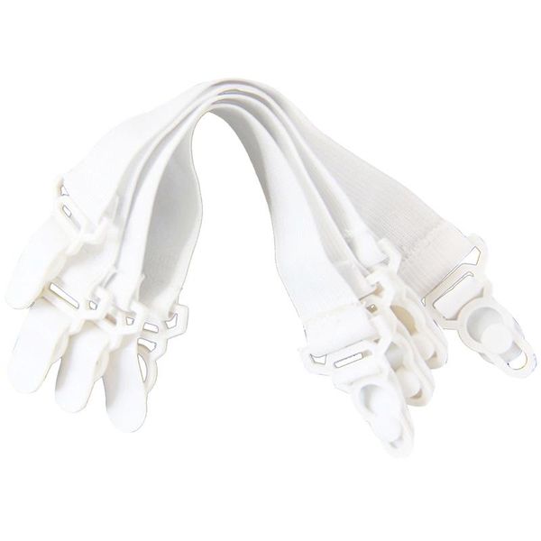 

clothing & wardrobe storage set of 4 elastic bedspread bed sheet bedspreads stretchers spanner straps strainer white