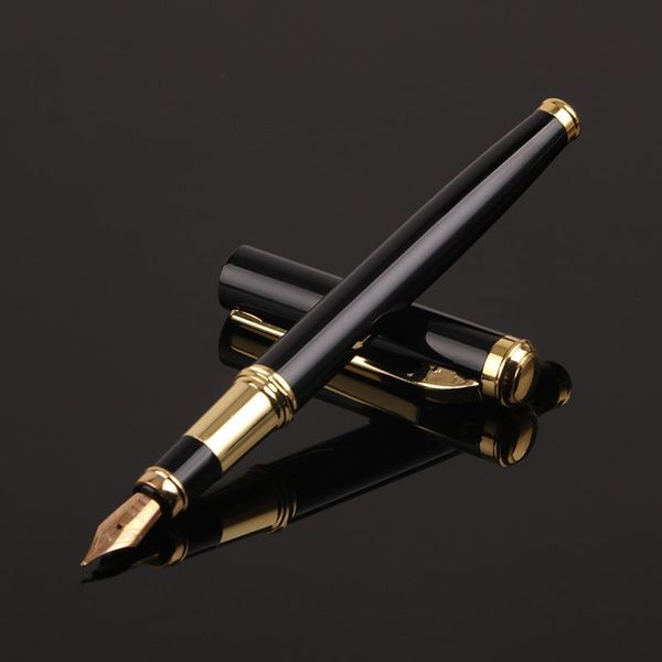 

1pc business fountain pen gift metal ink school student writing standard pens
