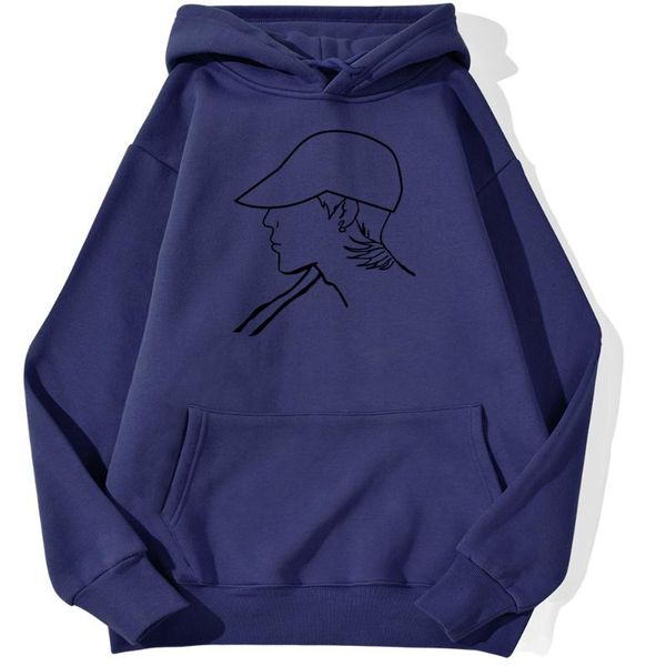 

women's hoodies & sweatshirts white print boy cartoons character hip hop street sweatshirt fashion warm hoodie female women autumn flee, Black