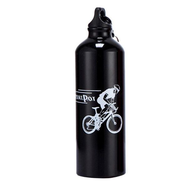 

water bottles & cages cycling camping bicycle outdoor sports aluminum alloy bottle portable metal sport 750ml