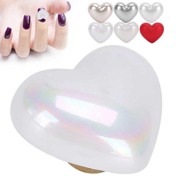 

nail art kits 10pcs heart acrylic beads craft cabochon scrapbook decoration flatback garment diy jewelry making
