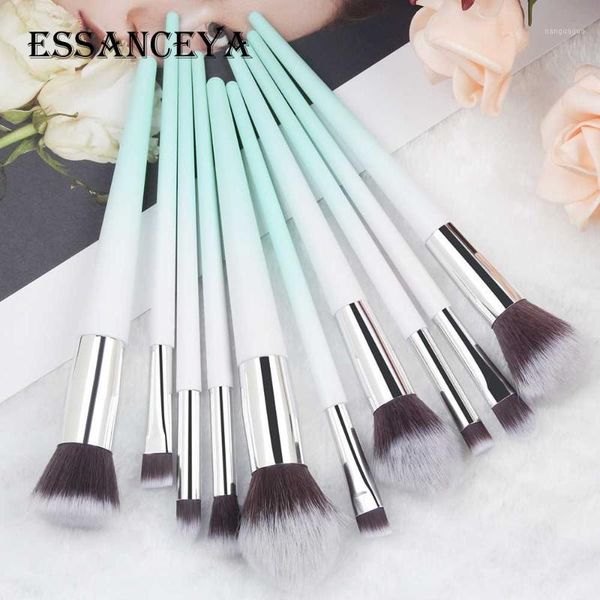

arrival 10/4pcs makeup brushes set make up foundation powder eyeshadow kits contour brush cosmetic tool1