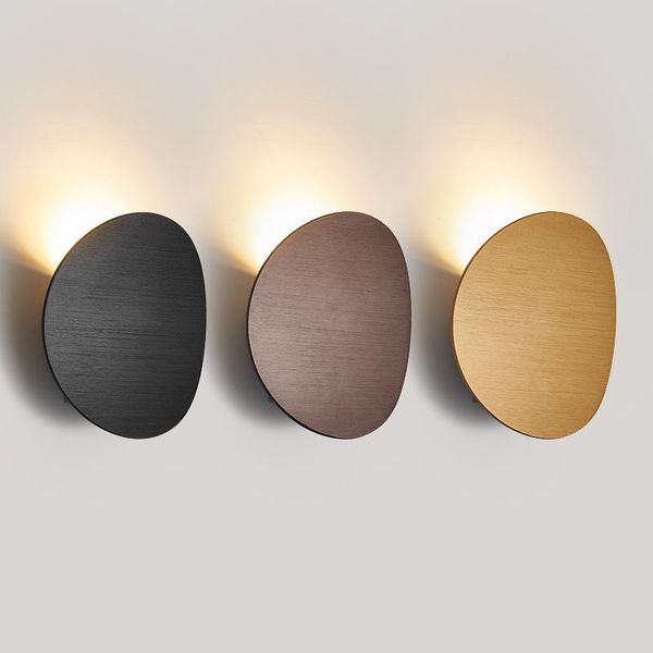 

wall lamps led modern light bedside sconce nordic round balcony living room study staircase bedroom indoor decor golden