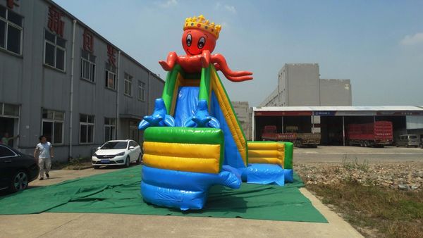

inflatable water slide pool combination fun park outdoor games & activities