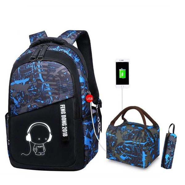 

cool boys set waterproof school bags backpack for teens travel daypack kids elementary middle bookbag
