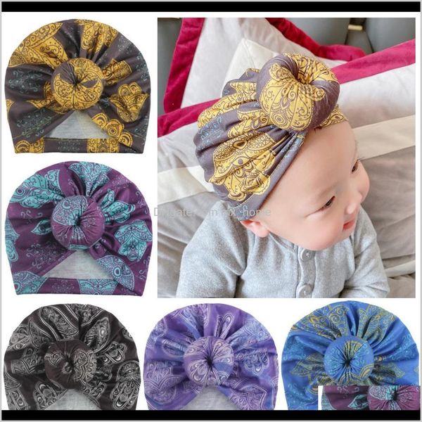 

caps hats baby kids maternity drop delivery 2021 childrens accessories cute doughnut born baby ball printed hat zhgvc, Yellow
