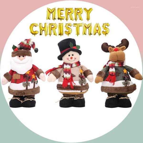 

christmas decorations household decor dolls santa claus elk snowman supplies