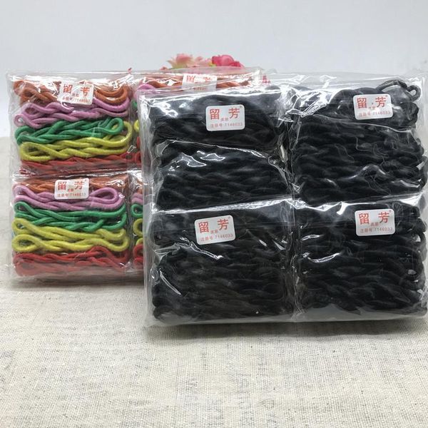 

hair accessories 200pcs/set rubber black elastic hairbands for girls fashion women scrunchie gum bands