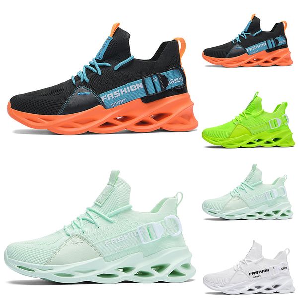 Le più nuove scarpe da corsa da donna per uomo senza marca nero bianco verde volt Limone giallo arancione Scarpe da ginnastica sportive da uomo traspiranti per sport all'aria aperta 39-46