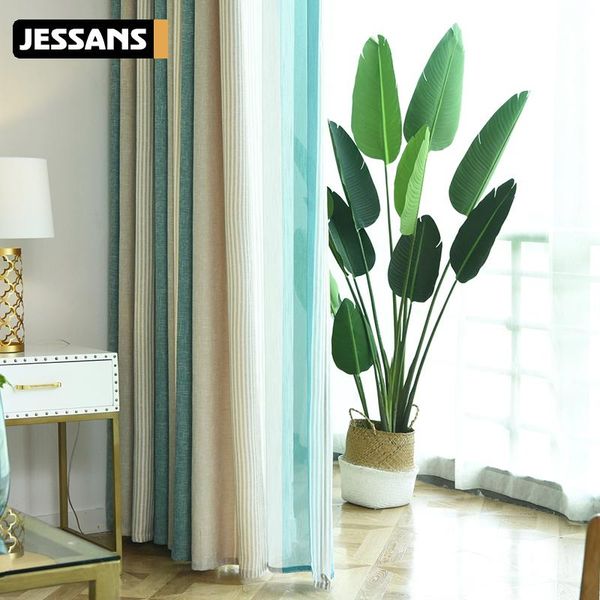 

curtain & drapes simple and modern striped cotton linen fresh atmosphere thick blackout curtains bedroom living room sleeping