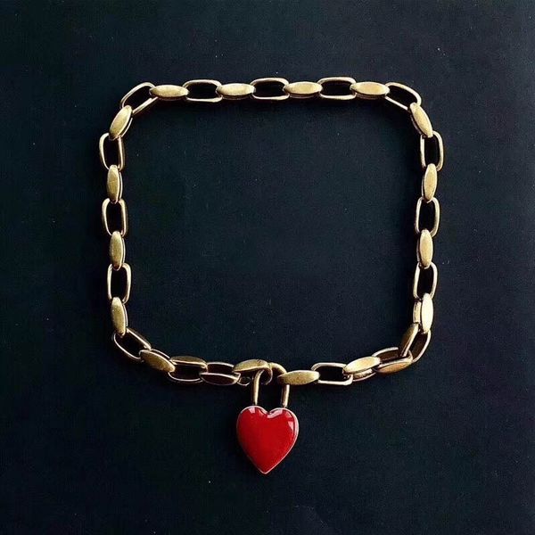 

fashion love initial necklace bijoux iced out pendant chains for lady womens party wedding lovers gift jewelry with box, Silver