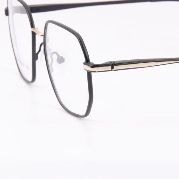 

fashion sunglasses frames irregular eyewear metal glasses colorful jd5013, Black