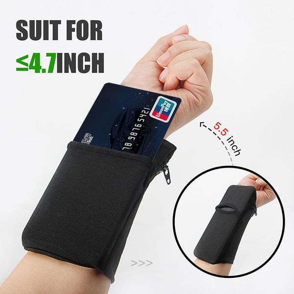 

storage bags sport wrist pocket pouch running gym bag wallet for cycling mobile phone cards clh@8