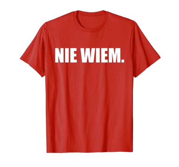 

nie wiem t shirt polish tee, White;black
