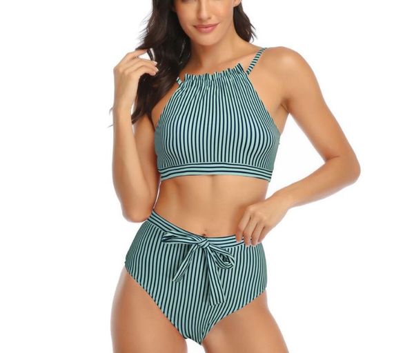 

women's swimwear in 2021 the swimsuit stripe fission with bikini, White;black