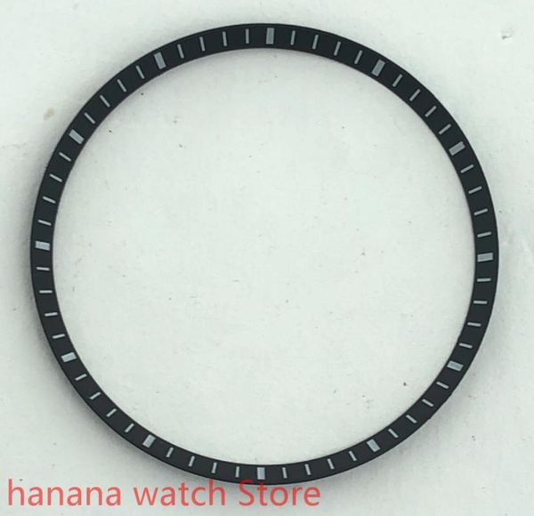 

wristwatches watch case parts chapter ring fit for skx009 skx model nh35/nh36 men's black 31.2mm*28mm*1.6mm, Slivery;brown