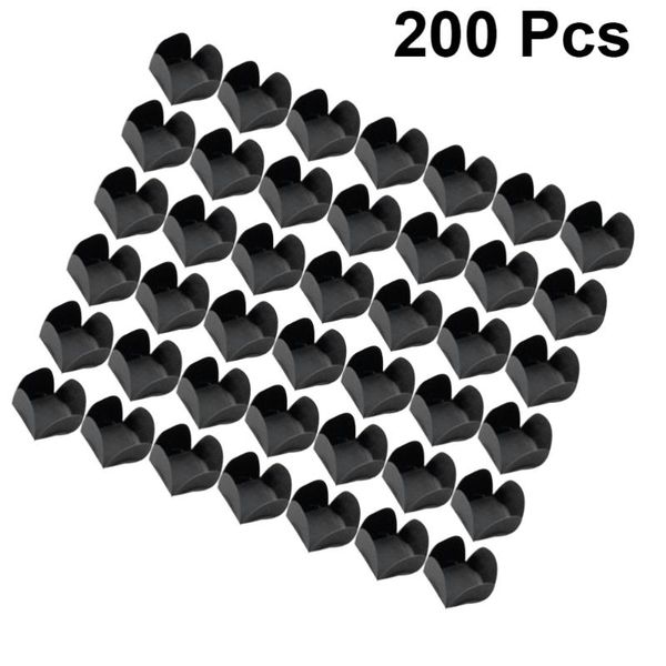 

kitchen storage & organization 200pcs chocolate wrappers paper candy cups tray dessert base packaging liners for birthday wedding (bl