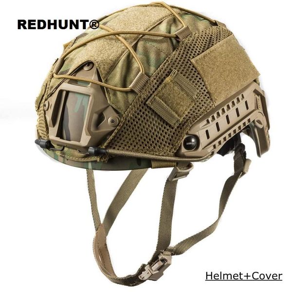 

cycling helmets hunting multicam mh fast helmet military tactical abs for paintball with cover