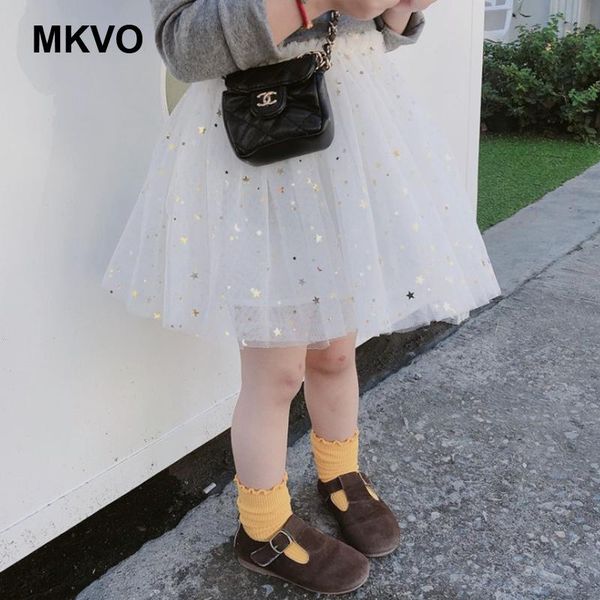

skirts brand children's clothing stars print korean casual mesh skirt baby pettiskirt princess tulle party dance, Blue
