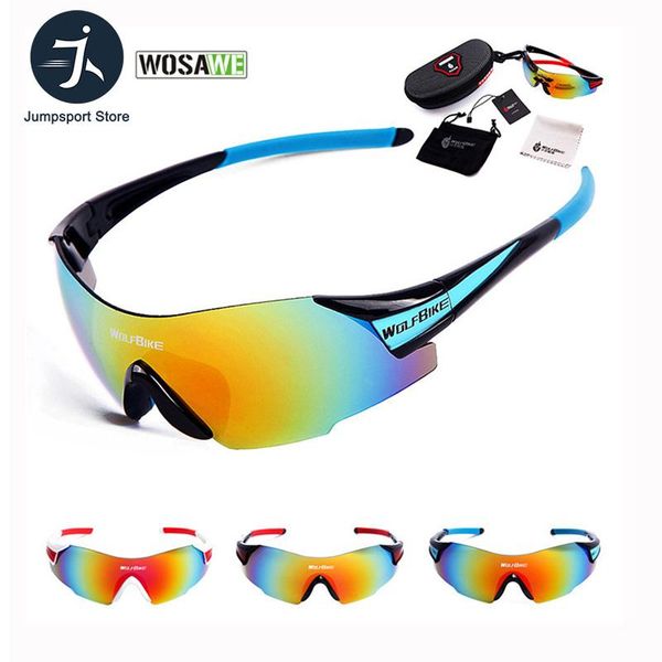 

outdoor eyewear wosawe men/women cycling glasses sports windproof mountain bike goggles bicycle motorcycle sunglasses