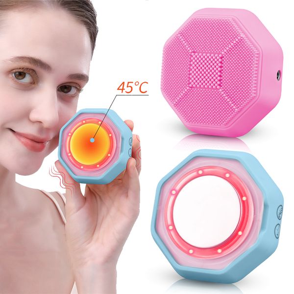 Escova de limpeza facial elétrica Face Massagem Silicone Profolador EXFOLIATOR Cleaner Impermeável Pessoal Cuidados com Cuidados com Pele