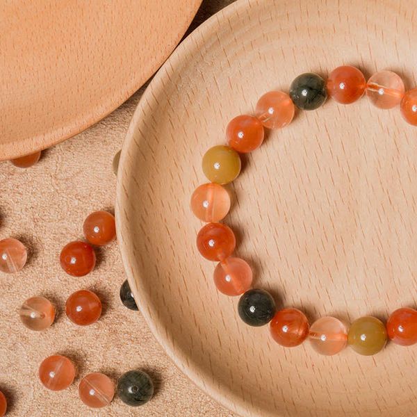 

yuyu diy pearl pendant fortune bracelet, Golden;silver