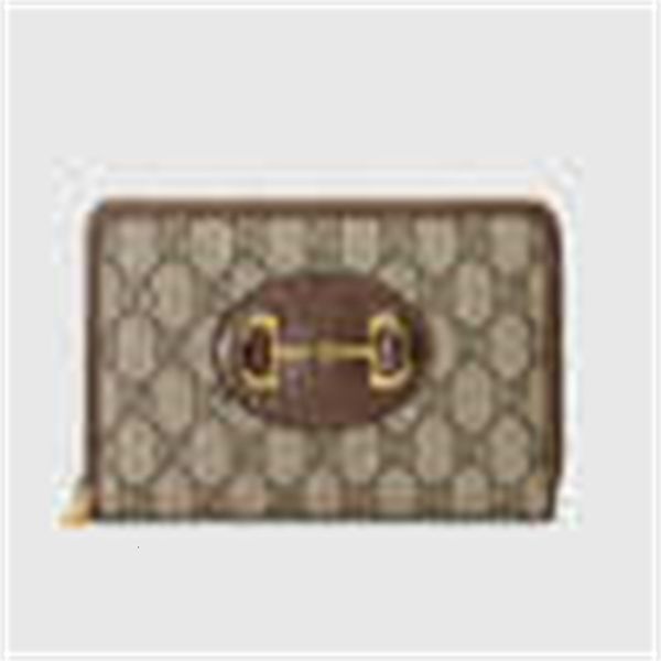 

wallets purse horsebit zip around wallet leather long designer chain wallet pouches key card holders cases luxury clutches 621889
