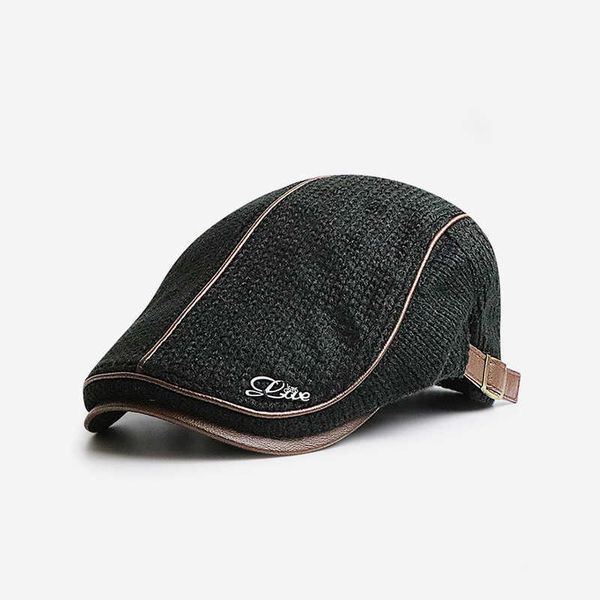 

yangguan knitted cap for middle-aged and old men, Blue;gray