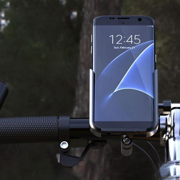 

car & truck racks bike phone holder shockproof cell adjustable motorcycle handlebar clip bracket electric vehicle