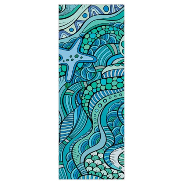 

yoga mats mat print qucik dry non-slip foldable towel fitness blanket soft pilates pads