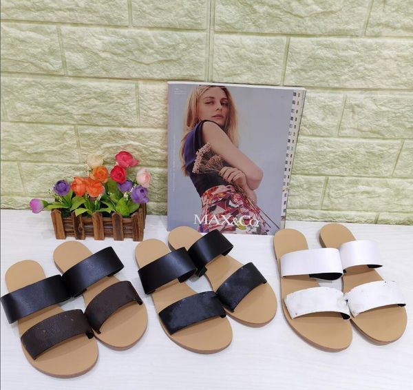 

classics woman shoes slipper leather flat sandals fashion designers slides slide rubber ladies beach oran sandal women slippers sandals, Black