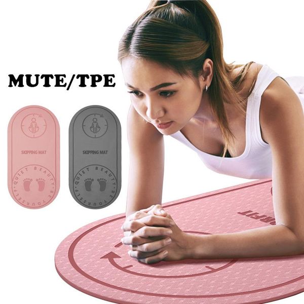 

yoga mute mat high-density tpe sound insulation absorption pad for skipping dancing exercise home gym fitness accessories mats
