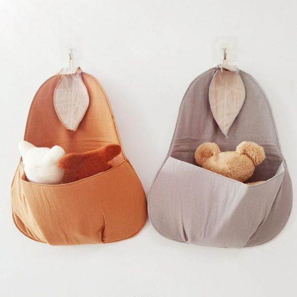 

decorative objects & figurines nordic cotton pear hanging decorations nursery decor ornament wall children storage bag diaper toys organizer