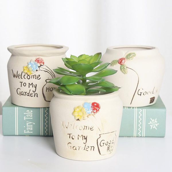 

planters & pots nordic simple ceramic flower for living room deskcreative personality plants home decorations