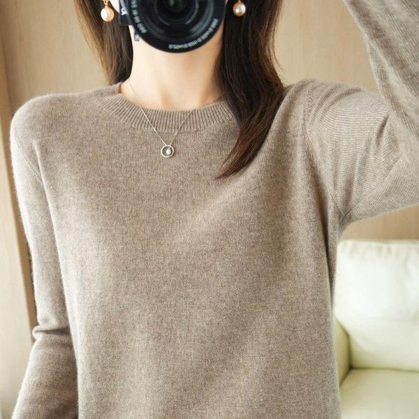 

women's sweaters fashion elegant women sweater autumn winters knitted basic pullovers solid casual loose soft long sleeve top, White;black