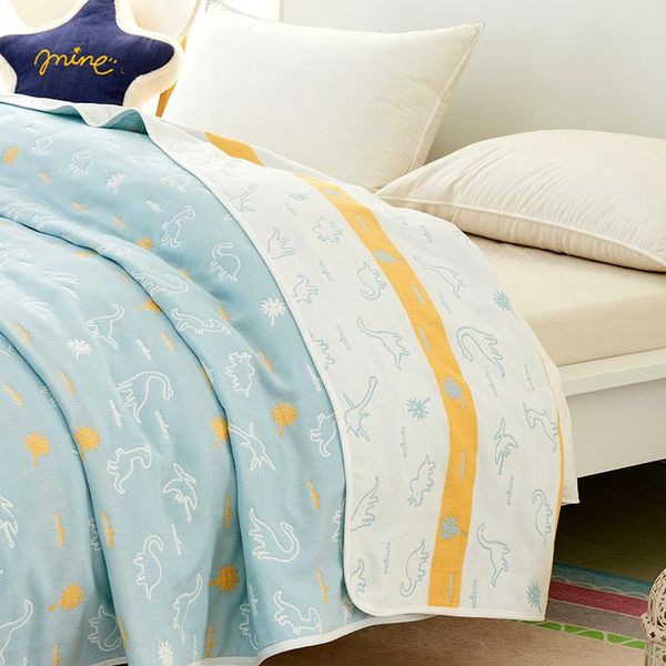 

blankets 6 layers cotton guaze blanket air conditioning summer for beds office travel sofa towel quilt soft bedspread