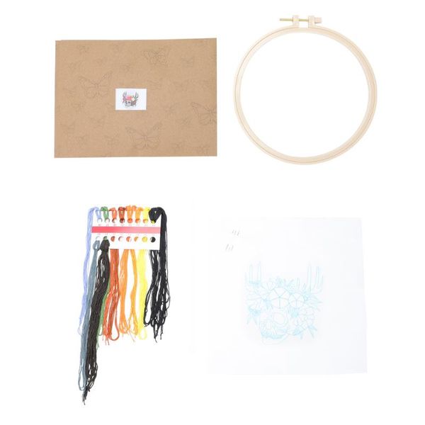 

other arts and crafts 1 set embroidery circle themed thread stitching tool supply