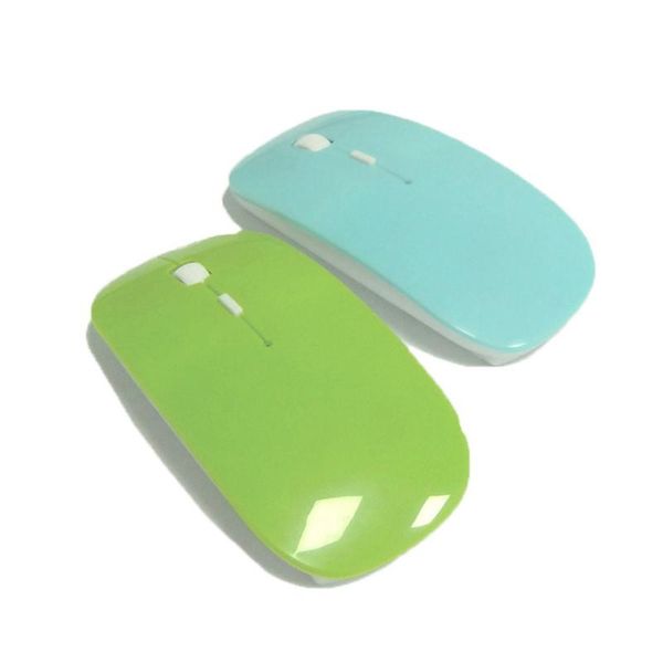 

super slim usb wireless mouse 2.4g computer receiver mouses for pc lapmice