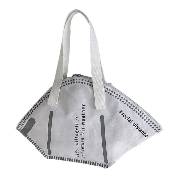 

storage bags fashion women large mask shopping tote bag casual daily wear shoulder hand capacity money clutch personality