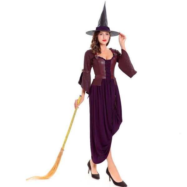 

imitation leather pu costume witch cosplay role play, Black;red