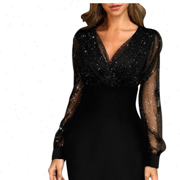 

wonen womens dresses dress slim sequins summer female black retro elegant party culb for women, Black;gray