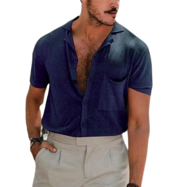 

men's casual shirts cotton and linen pocket lapel shirt turn-down collar solid color male summer 2021 fashion clothing loose man's, White;black