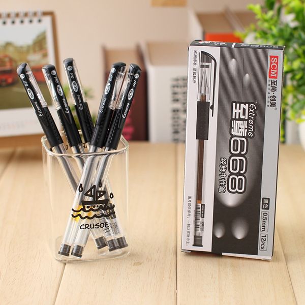 

pen scm to shangchuangmei v668 korean stationery creative office gel signature