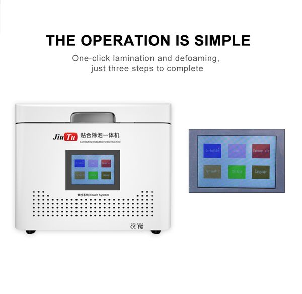 Machine de réparation LCD à pression froide, plastifieuse tout-en-un pour la remise à neuf de l'écran de l'iphone, ensemble de dispositifs OCA