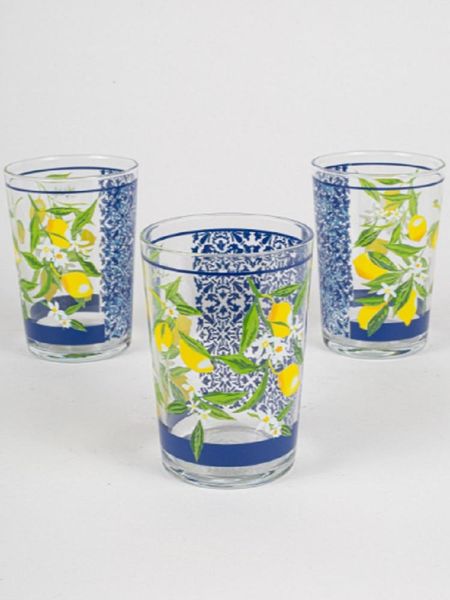 

majolica glass set 510 ml - water milk wine juice from turkey glasses
