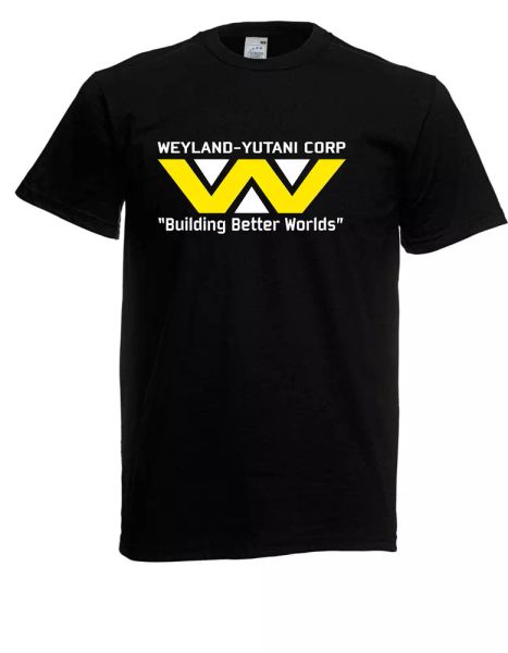 

mens t-shirt weyland-yutani corporation size up to 5xl, White;black