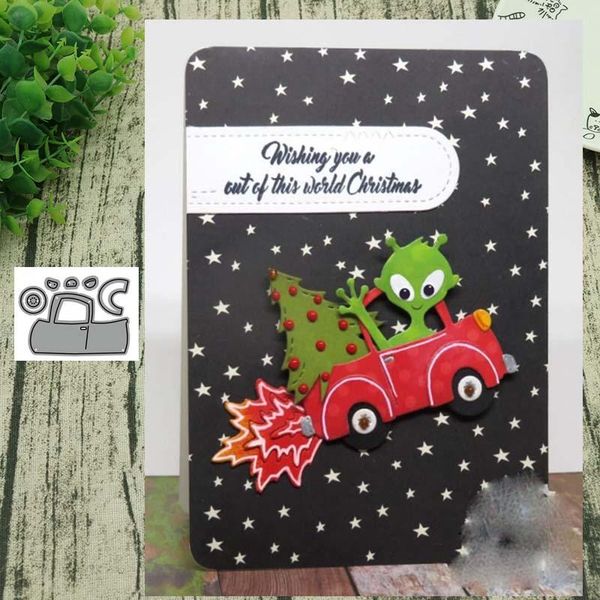 

painting supplies christmas pickup truck metal cutting dies stencil scrapbooking po card paper embossing craft diy