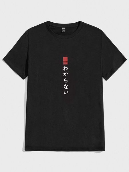 

men letter pattern tee e2hz#, White;black