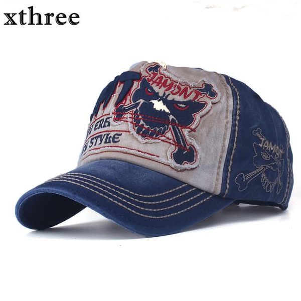 Ball Caps xthree Chotcon Fasion Leisure Baseball Cap Hat для мужчин Snapback Cavakette Женские оптовые аксессуары
